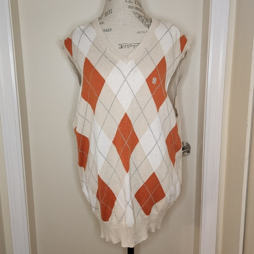 Vintage argyle sweater vest